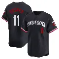 Men's No.11 Mickey Gasper Minnesota Twins Navy Limited Alternate Jersey