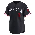 Men's No.11 Mickey Gasper Minnesota Twins Navy Limited Alternate Jersey