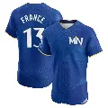 Men's No.13 Ty France Minnesota Twins Royal Elite 2024 City Connect Jersey