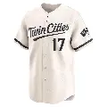 Men's No.17 Chris Archer Minnesota Twins Cream Limited Alternate Jersey