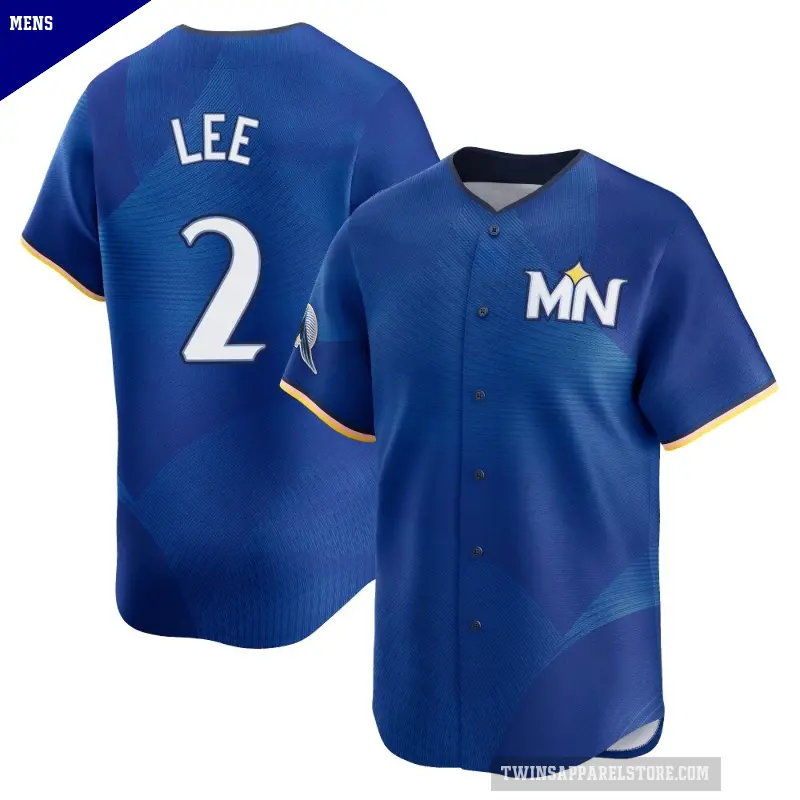 Men's No.2 Brooks Lee Minnesota Twins Royal Limited 2024 City Connect Jersey