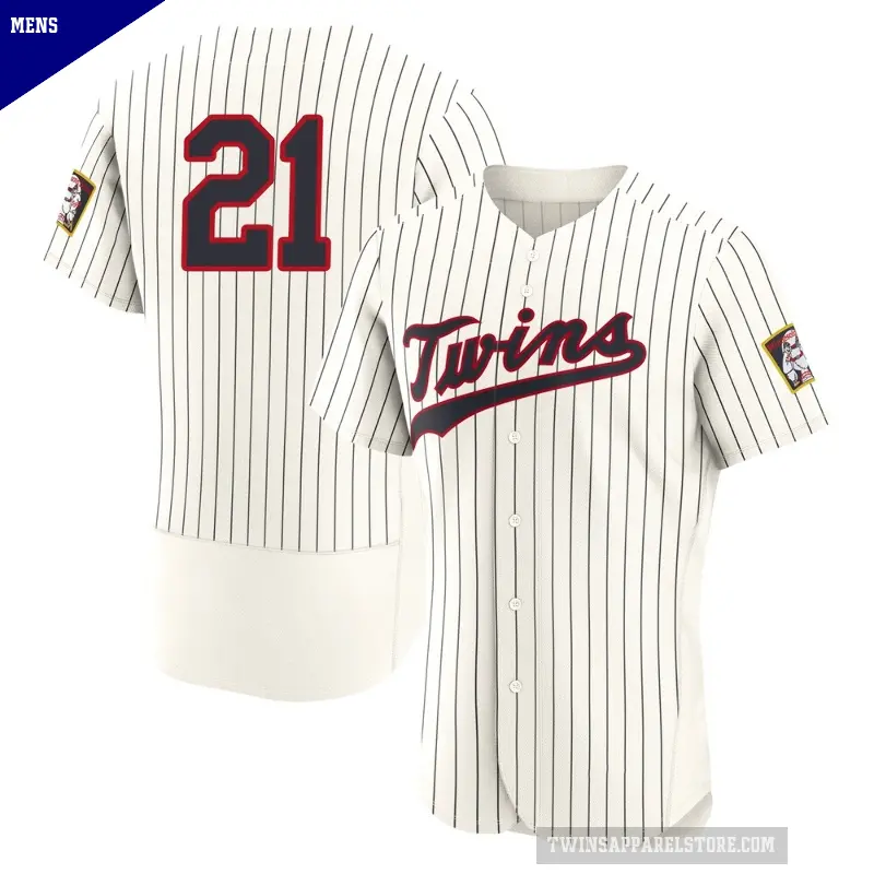 Men's No.21 DaShawn Keirsey Jr. Minnesota Twins Cream Authentic 2026 Field Of Dreams Jersey