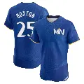 Men's No.25 Byron Buxton Minnesota Twins Royal Elite 2024 City Connect Jersey