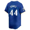 Men's No.44 Cole Sands Minnesota Twins Royal Limited 2024 City Connect Jersey