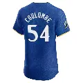 Men's No.54 Danny Coulombe Minnesota Twins Royal Elite 2024 City Connect Jersey