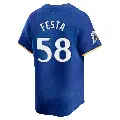Men's No.58 David Festa Minnesota Twins Royal Limited 2024 City Connect Jersey