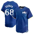 Men's No.68 Randy Dobnak Minnesota Twins Royal Limited 2024 City Connect Jersey