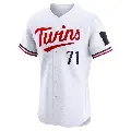 Men's No.71 Jovani Moran Minnesota Twins White Elite Home Jersey
