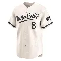 Men's No.8 Christian Vazquez Minnesota Twins Cream Limited Alternate Jersey
