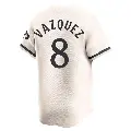 Men's No.8 Christian Vazquez Minnesota Twins Cream Limited Alternate Jersey