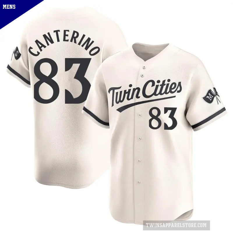 Men's No.83 Matt Canterino Minnesota Twins Cream Limited Alternate Jersey