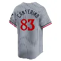Men's No.83 Matt Canterino Minnesota Twins Gray Limited Road Jersey