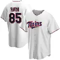 Men's No.85 Marco Raya Minnesota Twins White Replica Home Jersey