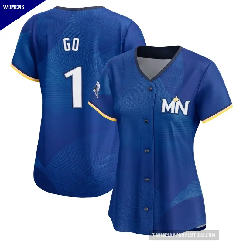 Women's No.1 Woo-Suk Go Minnesota Twins Royal Limited 2024 City Connect Jersey