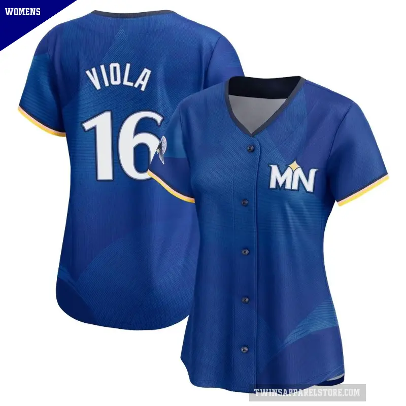 Women's No.16 Frank Viola Minnesota Twins Royal Limited 2024 City Connect Jersey