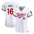 Women's No.16 Frank Viola Minnesota Twins White Limited Home Jersey