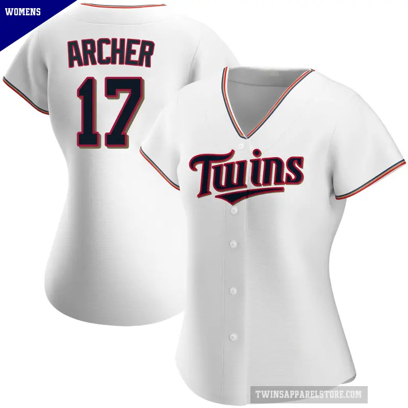 Women's No.17 Chris Archer Minnesota Twins White Authentic Home Jersey
