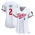 Women's No.2 Brooks Lee Minnesota Twins White Limited Home Jersey