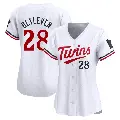 Women's No.28 Bert Blyleven Minnesota Twins White Limited Home Jersey