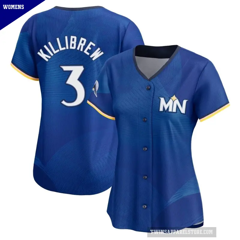 Women's No.3 Harmon Killibrew Minnesota Twins Royal Limited 2024 City Connect Jersey