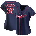 Women's No.36 Terry Steinbach Minnesota Twins Navy Authentic Alternate Team Jersey
