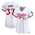 Women's No.37 Dylan Bundy Minnesota Twins White Limited Home Jersey