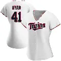Women's No.41 Joe Ryan Minnesota Twins White Replica Home Jersey
