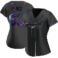 Women's No.63 Joey Wentz Minnesota Twins Black Replica Holographic Alternate Jersey