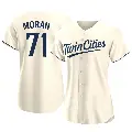 Women's No.71 Jovani Moran Minnesota Twins Cream Replica Alternate Jersey