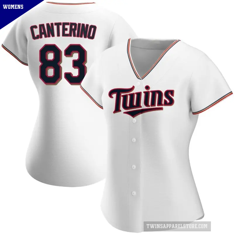 Women's No.83 Matt Canterino Minnesota Twins White Authentic Home Jersey
