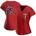 Women's No.85 Marco Raya Minnesota Twins Red Authentic Alternate Jersey