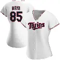 Women's No.85 Marco Raya Minnesota Twins White Replica Home Jersey