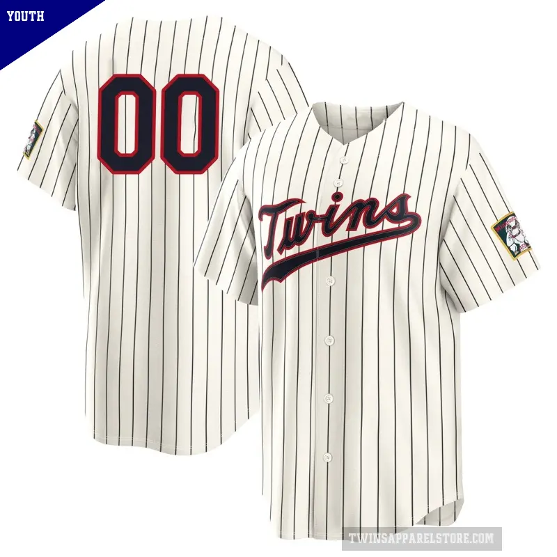 Youth No.00 Custom Minnesota Twins Cream Limited Stadium 2026 Field Of Dreams Jersey