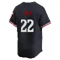 Youth No.22 Griffin Jax Minnesota Twins Navy Limited Alternate Jersey