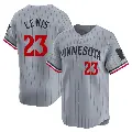 Youth No.23 Royce Lewis Minnesota Twins Gray Limited Road Jersey