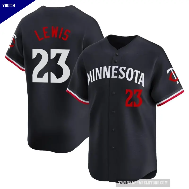 Youth No.23 Royce Lewis Minnesota Twins Navy Limited Alternate Jersey