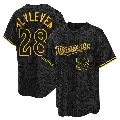 Youth No.28 Bert Blyleven Minnesota Twins Black Replica Snake Skin City Jersey