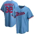 Youth No.32 Emmanuel Rodriguez Minnesota Twins Light Blue Replica Alternate Jersey
