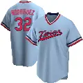 Youth No.32 Emmanuel Rodriguez Minnesota Twins Light Blue Replica Road Cooperstown Collection Jersey