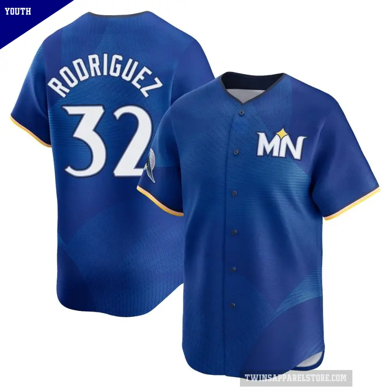 Youth No.32 Emmanuel Rodriguez Minnesota Twins Royal Limited 2024 City Connect Jersey
