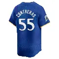 Youth No.55 Mark Contreras Minnesota Twins Royal Limited 2024 City Connect Jersey