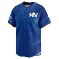 Youth No.61 Brock Stewart Minnesota Twins Royal Limited 2024 City Connect Jersey