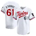 Youth No.61 Ryan O'Rourke Minnesota Twins White Limited Home Jersey