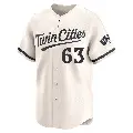 Youth No.63 Noah Davis Minnesota Twins Cream Limited Alternate Jersey