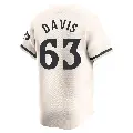 Youth No.63 Noah Davis Minnesota Twins Cream Limited Alternate Jersey