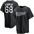 Youth No.68 Randy Dobnak Minnesota Twins Black/White Replica Jersey