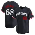 Youth No.68 Randy Dobnak Minnesota Twins Navy Limited Alternate Jersey