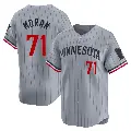 Youth No.71 Jovani Moran Minnesota Twins Gray Limited Road Jersey
