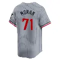 Youth No.71 Jovani Moran Minnesota Twins Gray Limited Road Jersey