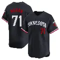 Youth No.71 Jovani Moran Minnesota Twins Navy Limited Alternate Jersey